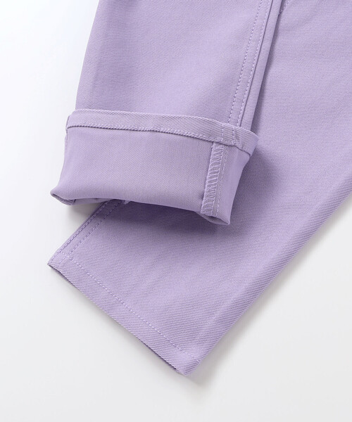 Noeil aime BeBe（ノイユエイムベベ）の「リボン付きストレッチツイルスリムパンツ（その他パンツ・キッズ・ネイビー/パープル・110cm/90cm/100cm/120cm/130cm）」の16枚目の写真