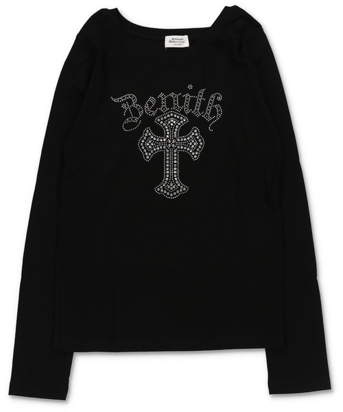 STONE  ブラック　長袖カットソー 大人気デザインが長袖になって再登場！長袖カットソー/ストーン