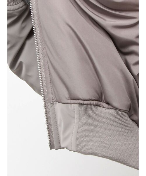 GYDA（ジェイダ）の「VOLUME ECO FURベルトショートブルゾン（ブルゾン・レディース・グレー/ブラック・FREE）」の18枚目の写真