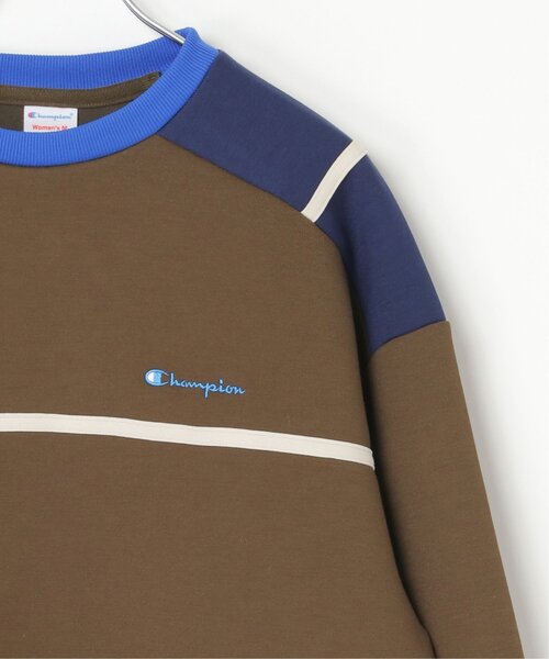 Champion(チャンピオン)の「Champion チャンピオン クルーネックスウェット(スウェット・レディース・ベージュ/ブラウン/ダークブルー・M)」の16枚目の写真