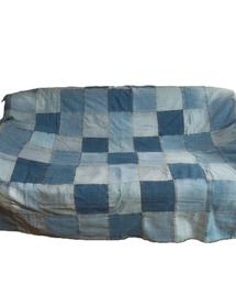 BACKYARD FAMILY（バックヤードファミリー）の「パッチワークデニムブロックマルチカバー（インテリア雑貨）」
