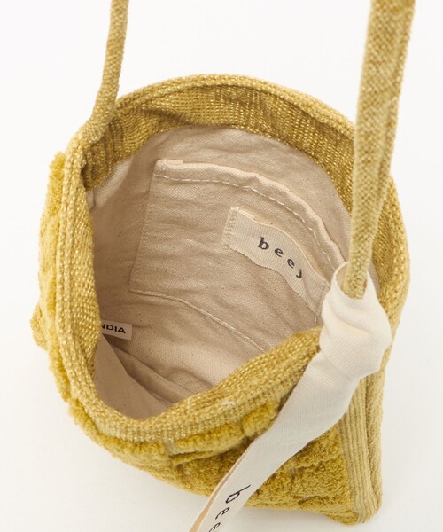 beej（ビージ）の「【別注】＜beej＞エンブロイダリー ショルダーバッグ（ショルダーバッグ・キッズ・ダークブラウン/イエロー/ダークオレンジ・FREE）」の9枚目の写真