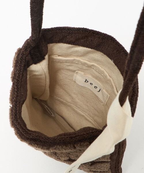 beej（ビージ）の「【別注】＜beej＞エンブロイダリー ショルダーバッグ（ショルダーバッグ・キッズ・ダークブラウン/イエロー/ダークオレンジ・FREE）」の16枚目の写真