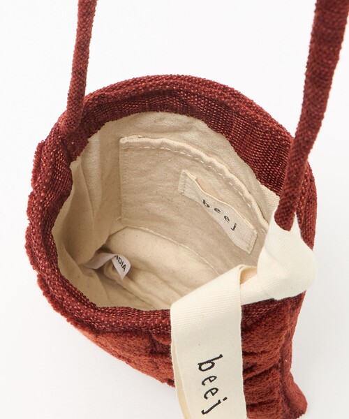 beej（ビージ）の「【別注】＜beej＞エンブロイダリー ショルダーバッグ（ショルダーバッグ・キッズ・ダークブラウン/イエロー/ダークオレンジ・FREE）」の20枚目の写真