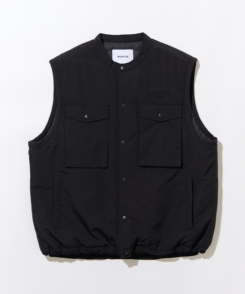 MAISON CLUB(メゾンクラブ)の「【MAISON CLUB】Tech Light Padding Vest / テックライト中綿ベスト ダウンベスト ハンティングベスト ファティーグベスト KKP(ダウンベスト・メンズ・ブラウン/ブラック/グレー・L/M)」の9枚目の写真