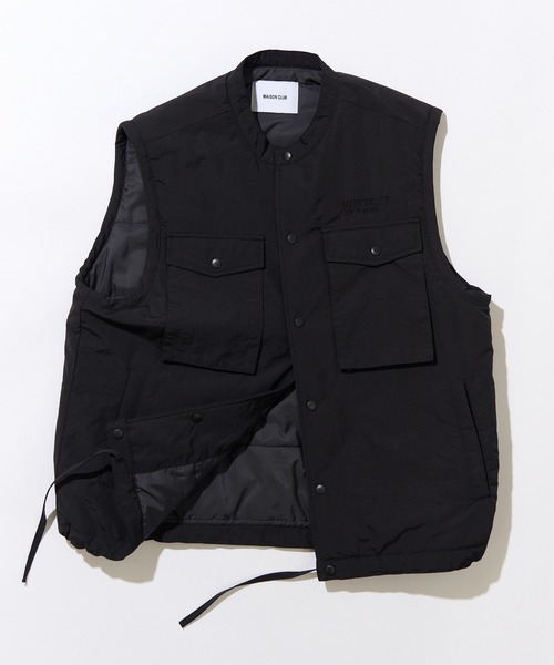 MAISON CLUB(メゾンクラブ)の「【MAISON CLUB】Tech Light Padding Vest / テックライト中綿ベスト ダウンベスト ハンティングベスト ファティーグベスト KKP(ダウンベスト・メンズ・ブラウン/ブラック/グレー・L/M)」の10枚目の写真