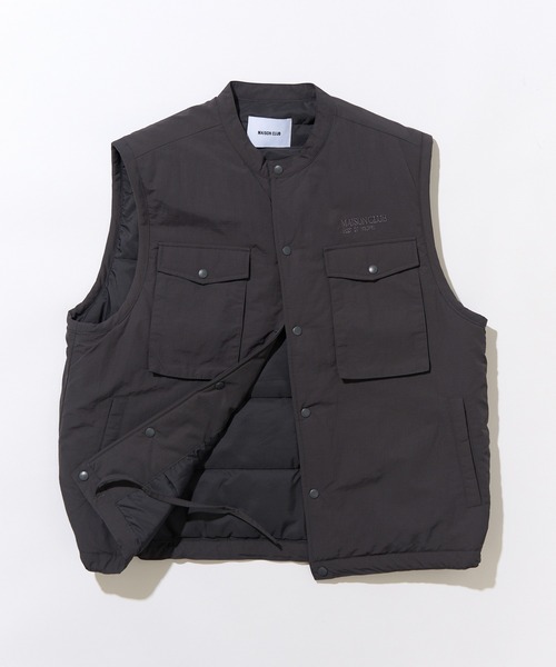 MAISON CLUB(メゾンクラブ)の「【MAISON CLUB】Tech Light Padding Vest / テックライト中綿ベスト ダウンベスト ハンティングベスト ファティーグベスト KKP(ダウンベスト・メンズ・ブラウン/ブラック/グレー・L/M)」の19枚目の写真