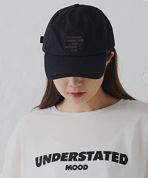 FEEL GOOD CONNECTION AND BLISSFUL TIME（フィールグッドコネクションアンドブリスフルタイム）の「ロゴ刺繍キャップ（キャップ・レディース・ベージュ/ブラウン/ブラック・FREE）」の11枚目の写真