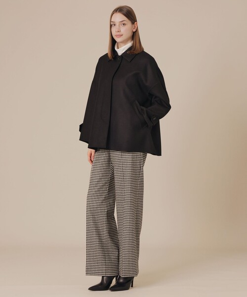 MACKINTOSH LONDON(マッキントッシュ ロンドン)の「【ROSLEY/ロズリー】ライトウールリバーコート(ピーコート・レディース・ブラック/ブラウン/チャコールグレー・38)」の16枚目の写真