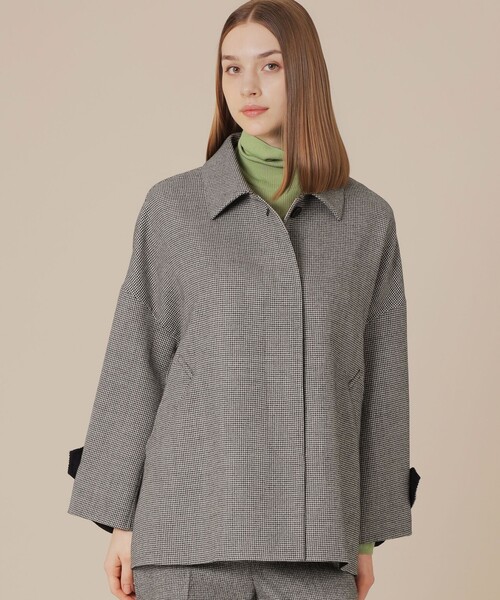 MACKINTOSH LONDON(マッキントッシュ ロンドン)の「【ROSLEY/ロズリー】ライトウールリバーコート(ピーコート・レディース・ブラック/ブラウン/チャコールグレー・38)」の17枚目の写真