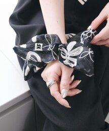 Kastane | 【fiw.】スクエア花柄レースシュシュ(シュシュ)