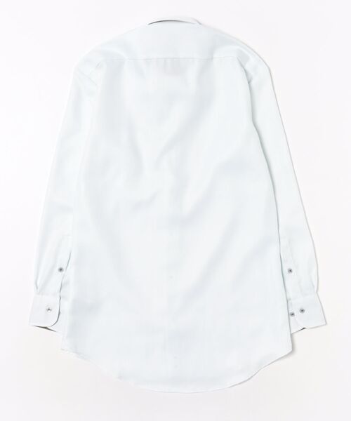 TOKYO SHIRTS（トウキョウシャツ）の「形態安定ノンアイロン ボタンダウン 長袖ビジネスワイシャツ（ビジネスシャツ・メンズ・グリーン・首回り37cm-裄丈80cm/首回り39cm-裄丈80cm/首回り39cm-裄丈84cm/首回り41cm-裄丈82cm/首回り41cm-裄丈86cm/首回り42cm-裄丈82cm/首回り42cm-裄丈86cm/首回り43cm-裄丈86cm/首回り37cm-裄丈84cm/首回り43cm-裄丈82cm）」の4枚目の写真