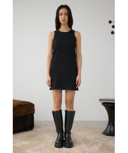 AZUL by moussy(アズールバイマウジー)の「ジップアンサンブルニットワンピース(ワンピース・レディース・杢グレー/ブラック/モカ・SMALL/MEDIUM)」の17枚目の写真