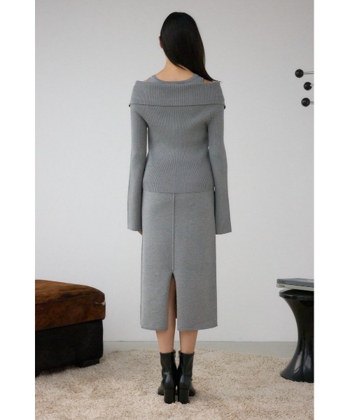 セール】ジップアンサンブルニットワンピース（ワンピース）｜AZUL BY