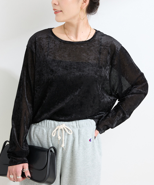 piro様ページ099 シアーベロアセンターシームプルオーバー≪手洗い可能≫ | QUEENS