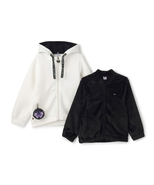 チョウポーチつき3WAYブルゾン（ブルゾン）｜ANNA SUI mini（アナスイ