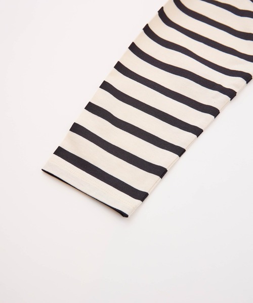 LA MARINE FRANCAISE（マリン フランセーズ）の「バスク天竺オフタートルプルオーバー（Tシャツ/カットソー・レディース・キャメル/グリーン/ブラック・FREE）」の10枚目の写真