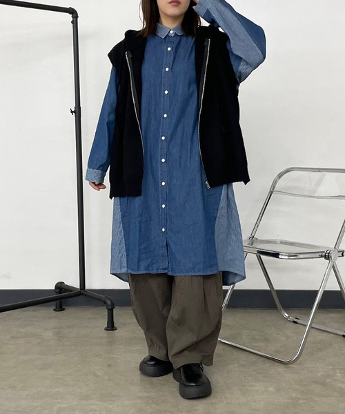 CRB（シーアールビー）の「ツイルイージーパンツ（その他パンツ・レディース・チャコールグレー/ブラック/カーキ/ベージュ・F）」の14枚目の写真