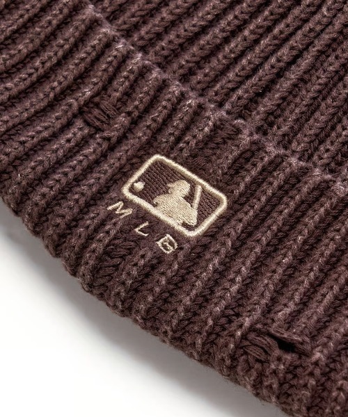 MLB korea☆大人気 猫耳ミヤオン ビーニー ブラウン 男女兼用 トレンド