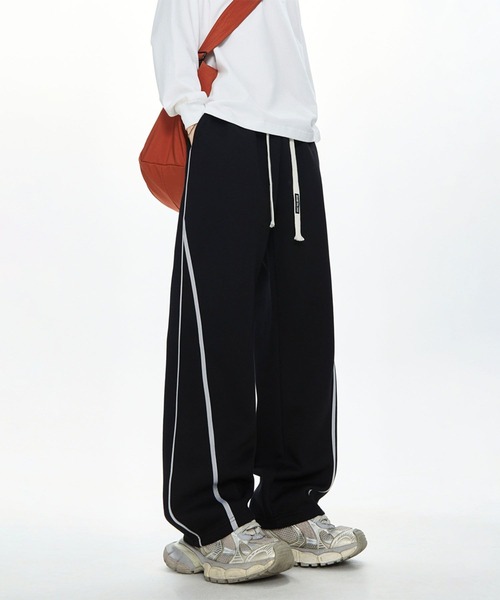 aimoha(アイモハ)の「ルーズフィット スウェットパンツ/loose fit sweatpants(スウェットパンツ・メンズ・ブラック/ライトグレー・LARGE/MEDIUM/X-LARGE)」の7枚目の写真