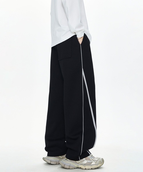 aimoha(アイモハ)の「ルーズフィット スウェットパンツ/loose fit sweatpants(スウェットパンツ・メンズ・ブラック/ライトグレー・LARGE/MEDIUM/X-LARGE)」の9枚目の写真