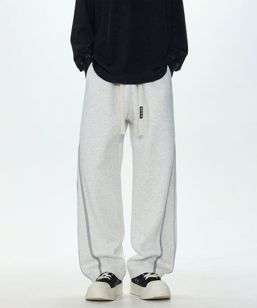 aimoha(アイモハ)の「ルーズフィット スウェットパンツ/loose fit sweatpants(スウェットパンツ・メンズ・ブラック/ライトグレー・LARGE/MEDIUM/X-LARGE)」の11枚目の写真