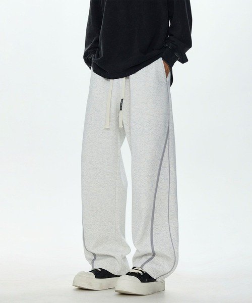 aimoha(アイモハ)の「ルーズフィット スウェットパンツ/loose fit sweatpants(スウェットパンツ・メンズ・ブラック/ライトグレー・LARGE/MEDIUM/X-LARGE)」の14枚目の写真