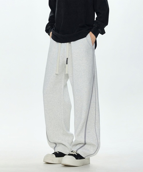 aimoha(アイモハ)の「ルーズフィット スウェットパンツ/loose fit sweatpants(スウェットパンツ・メンズ・ブラック/ライトグレー・LARGE/MEDIUM/X-LARGE)」の15枚目の写真