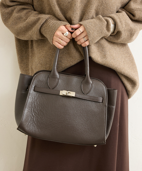 追加》【AULENTTI/オウレンティ】バックルツキMINI BOSTON（ボストン