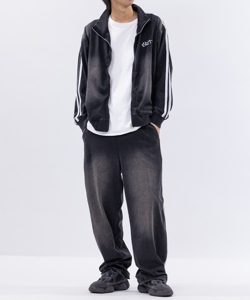 JOHN'S CLOSET（ジョンズクローゼット）の「【13】ワンポイントロゴ カットデニム トラックジャケット（ジャージ・メンズ・ネイビー/ブラック・MEDIUM/LARGE）」の8枚目の写真