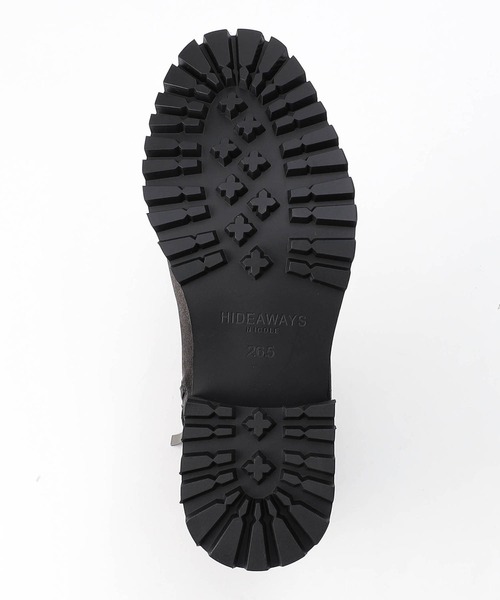 HIDEAWAYS NICOLE（ハイダウェイニコル）の「タンクソールブーツ（ブーツ・メンズ・ライトグレー/チャコールグレー・25.5cm/26.5cm/27.5cm）」の6枚目の写真