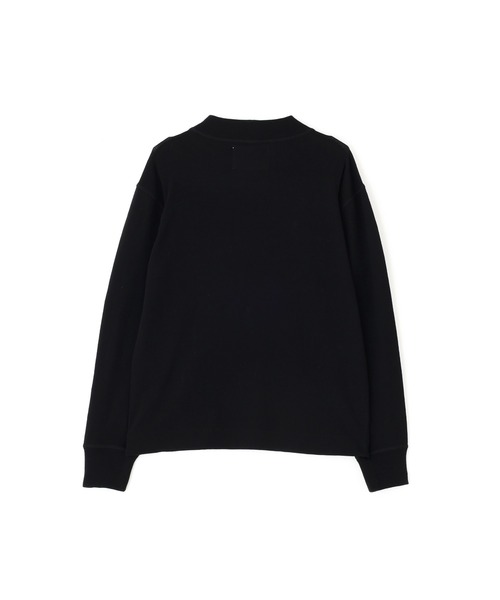 MHL.（エムエイチエル）の「WOOL COTTON LIGHT JERSEY TOP（Tシャツ/カットソー・レディース・ベージュ系その他2/ブラック・2）」の5枚目の写真