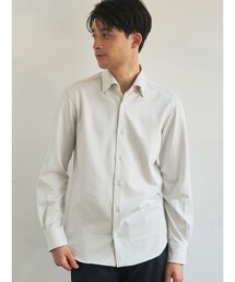 【TRANSITION】ジャージツイル　ワンピースカラーＢＤシャツ