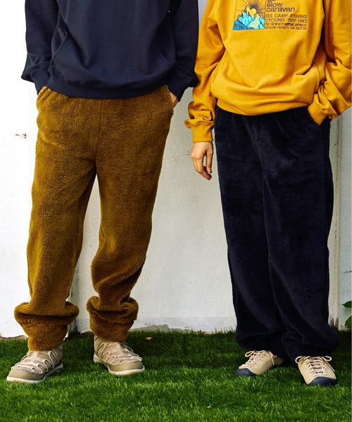 go slow caravan(ゴースローキャラバン)の「ファー ジョガーパンツ(その他パンツ・メンズ・ブラウン/ブラック・LARGE/MEDIUM)」の14枚目の写真