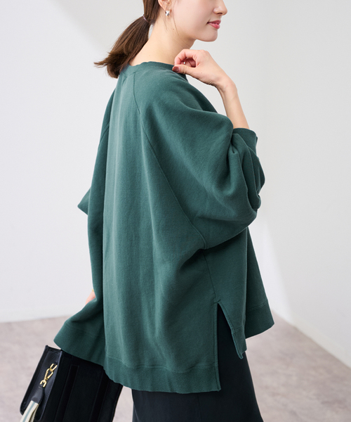 ラグランポンチョプリントスエット（スウェット）｜FRAMeWORK