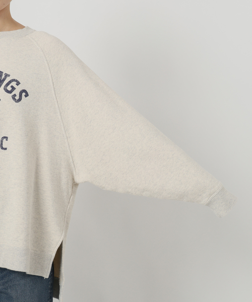 ラグランポンチョプリントスエット（スウェット）｜FRAMeWORK