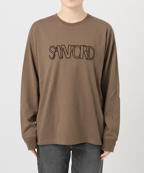 JOURNAL STANDARD relume（ジャーナルスタンダード　レリューム）の「《WEB限定》チェーン刺繍ロングスリーブTEE（Tシャツ/カットソー・レディース・ブラウン・FREE）」の14枚目の写真