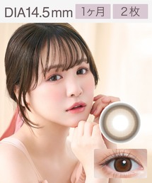Chu's me(チューズミー)のChu's me monthly ブリュレチャーム(2枚入り)(コンタクトレンズ・カラコン)