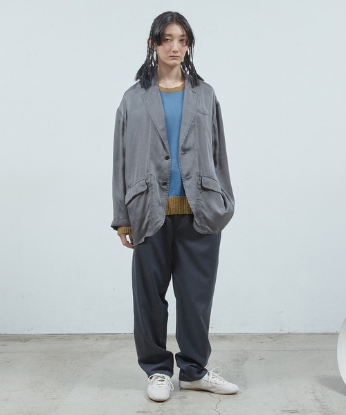 Dulcamara（ドゥルカマラ）の「よそいきイージースラックス（スラックス・メンズ・ダークブラウン/チャコールグレー/ブラック・0/1/2）」の4枚目の写真