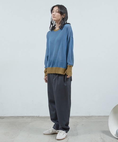 Dulcamara（ドゥルカマラ）の「よそいきイージースラックス（スラックス・メンズ・ダークブラウン/チャコールグレー/ブラック・0/1/2）」の6枚目の写真