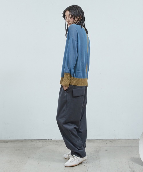 Dulcamara（ドゥルカマラ）の「よそいきイージースラックス（スラックス・メンズ・ダークブラウン/チャコールグレー/ブラック・0/1/2）」の7枚目の写真