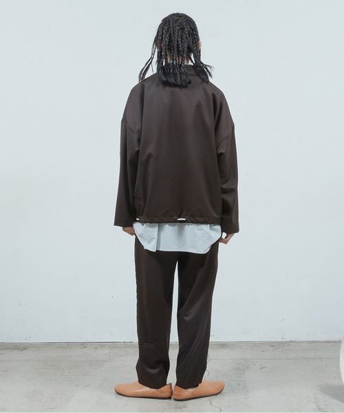 Dulcamara（ドゥルカマラ）の「よそいきイージースラックス（スラックス・メンズ・ダークブラウン/チャコールグレー/ブラック・0/1/2）」の10枚目の写真