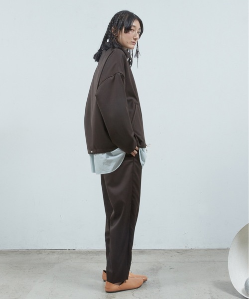 Dulcamara（ドゥルカマラ）の「よそいきイージースラックス（スラックス・メンズ・ダークブラウン/チャコールグレー/ブラック・0/1/2）」の11枚目の写真