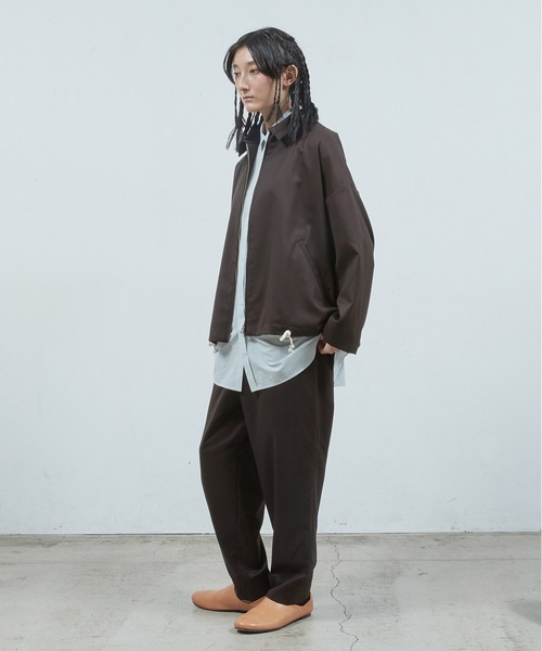 Dulcamara（ドゥルカマラ）の「よそいきイージースラックス（スラックス・メンズ・ダークブラウン/チャコールグレー/ブラック・0/1/2）」の12枚目の写真