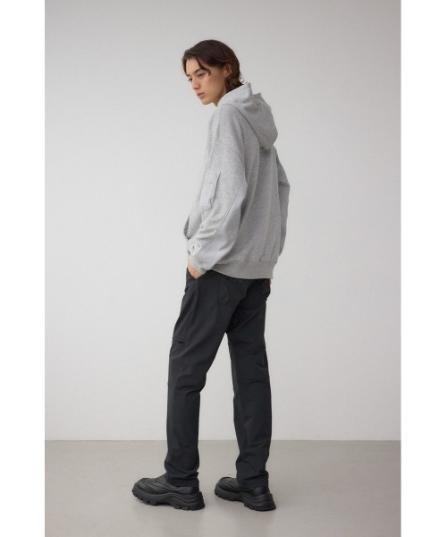 AZUL by moussy(アズールバイマウジー)の「ユーティリティポケット付きフーディー(パーカー・メンズ・杢グレー/ブラック/ネイビー・SMALL/MEDIUM/LARGE)」の18枚目の写真