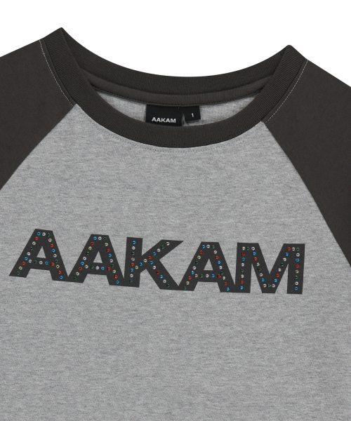 AAKAM(アーカム)の「AKM Rhinestone Raglan Half Top (Gray)(Tシャツ/カットソー・レディース・その他・1/2)」の12枚目の写真