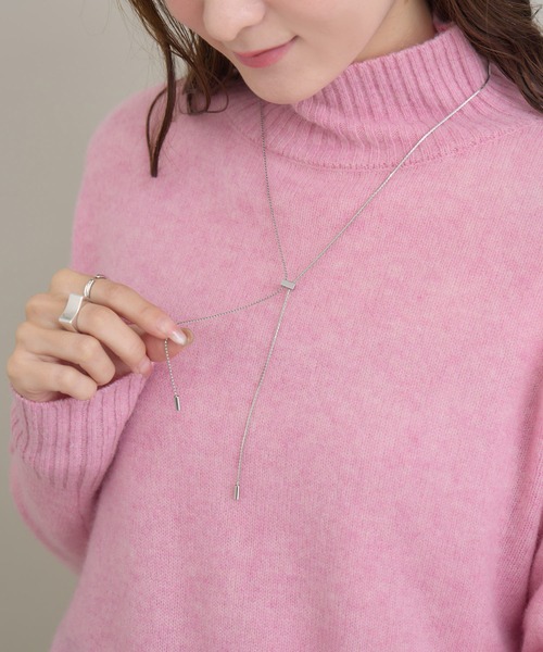 KATHARINE ROSS（キャサリンロス）の「【KATHARINE ROSS】チェーンキャップラリエット（ネックレス・レディース・シルバー・MEDIUM）」の6枚目の写真