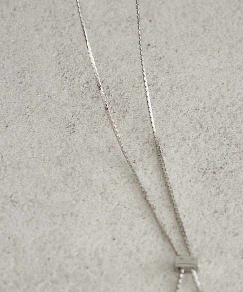 KATHARINE ROSS（キャサリンロス）の「【KATHARINE ROSS】チェーンキャップラリエット（ネックレス・レディース・シルバー・MEDIUM）」の10枚目の写真