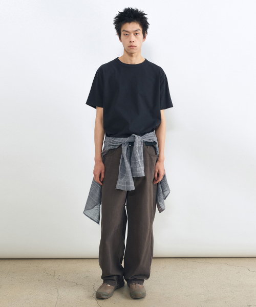 INSILENCE(インサイロンス)の「ガーメントダイ ボックスフィットTシャツ WASHED BLACK(Tシャツ/カットソー・レディース・その他・SMALL/MEDIUM/LARGE)」の2枚目の写真