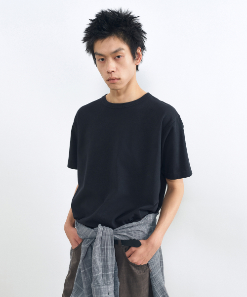 INSILENCE(インサイロンス)の「ガーメントダイ ボックスフィットTシャツ WASHED BLACK(Tシャツ/カットソー・レディース・その他・SMALL/MEDIUM/LARGE)」の5枚目の写真